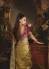 Bronze Green Tissue Organza Designer Saree