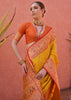 Vibrant Yellow Woven Paithani Silk Saree