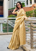 Golden Beige Woven Kanjivaram Silk Saree