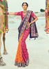 Multicolor Woven Georgette Bandhej Designer Saree