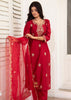 Ruby Red Embroidered Suit (10702044233921)
