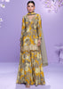 Mustard Yellow Digital Printed Designer Palazzo Set