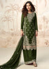 Fairway Green Wedding Wear Embroidered Plazzo Set
