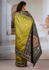 Palm Green Patola Silk Saree