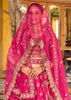 Maroon Heavy Embroidered Designer Lehenga