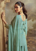 Aqua Blue Embroidered Plazzo Suit Set