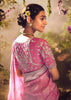 Bloom Pink Banarasi Designer Silk Saree With Embroidered Blouse