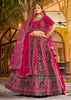 Bridal Red Heavy Embroidered Designer Lehenga