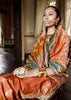Rust & Green Dual Tone Bronze Zari Woven Banarasi Silk Saree