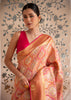 Rang-Bahaar: Pink Rangkaat Khaddi Georgette Saree