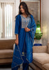 Sapphire Geo Bloom Embroidered Suit Set (10702034272449)