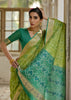 Pistachio Green Woven Patola Silk Saree