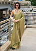 Herbal Green Woven Kanjivaram Silk Saree