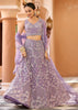 Lavender Embroidered Net Lehenga