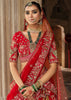 Bridal Red Heavy Embroidered Designer Lehenga