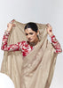 Pastel White Designer Organza Tissue Silk Saree With Printed Blouse