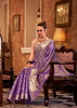 Veronica Purple Woven Banarasi Tissue Silk Saree