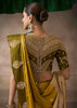 “Exclusive Offer” : Yellow & Olive Woven Banarasi Satin Silk Saree