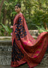 Midnight Blue Woven Kashmiri Jamewar Silk Saree