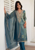 Classic Light Blue Embroidered Suit Set (10702879850689)
