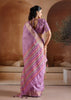 Tulip Purple Woven Banarasi Silk Saree