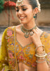 Yellow Heavy Embroidered Designer Lehenga