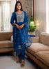 Sapphire Geo Bloom Embroidered Suit Set (10702034272449)