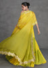 Yellow And Green Party Wear Lehenga With Jacket