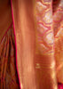 Rang-Bahaar: Pink Rangkaat Khaddi Georgette Saree