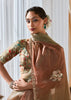 Pre Order: Olive Brown Designer Silk Saree