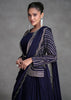 Dark Blue Party Wear Lehenga With Jacket