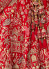 Bridal Red Heavy Embroidered Designer Lehenga