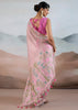Baby Pink Woven Tissue Silk Saree