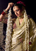 “Exclusive Offer” : Off White Woven Banarasi Satin Silk Saree