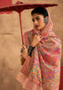 Blush Peach Woven Kashmiri Jamewar Silk Saree