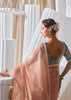 Pre Order:Bloom Pink Designer Silk Saree