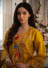 Golden Yellow Embroidered Silk Suit Set (10702899806401)