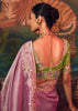 Orchid Haze Woven Embroidered Saree