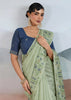Fair Green Woven Tissue Silk Saree