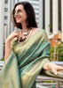 Spectra Green Woven Kanjivaram Silk Saree