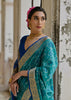 Antique Blue Woven Patola Silk Saree