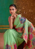 Pista Green Woven Cotton Kashmiri Jamewar Saree