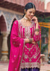 Pink And Purple Embroidered Designer Suit Set