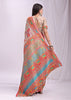 Off White Woven Linen Cotton Saree