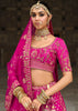 Pink Heavy Embroidered Designer Lehenga