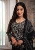 Black Floral Printed Suit Set (10702035157185)