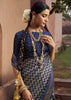Twilight Blue Printed Patola Silk Saree