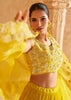 Haldi Yellow Designer Lehenga With Jacket