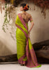 Lime Green Woven Kanjivaram Silk Saree