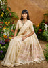 Elegant Cream Woven Banarasi Silk Saree